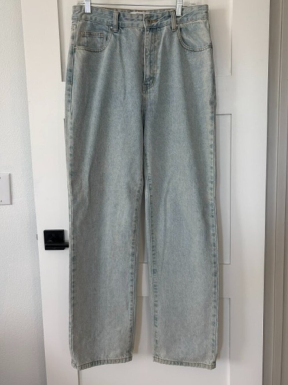 Cotton On Baggy Straight Jeans Size 6 Light Wash